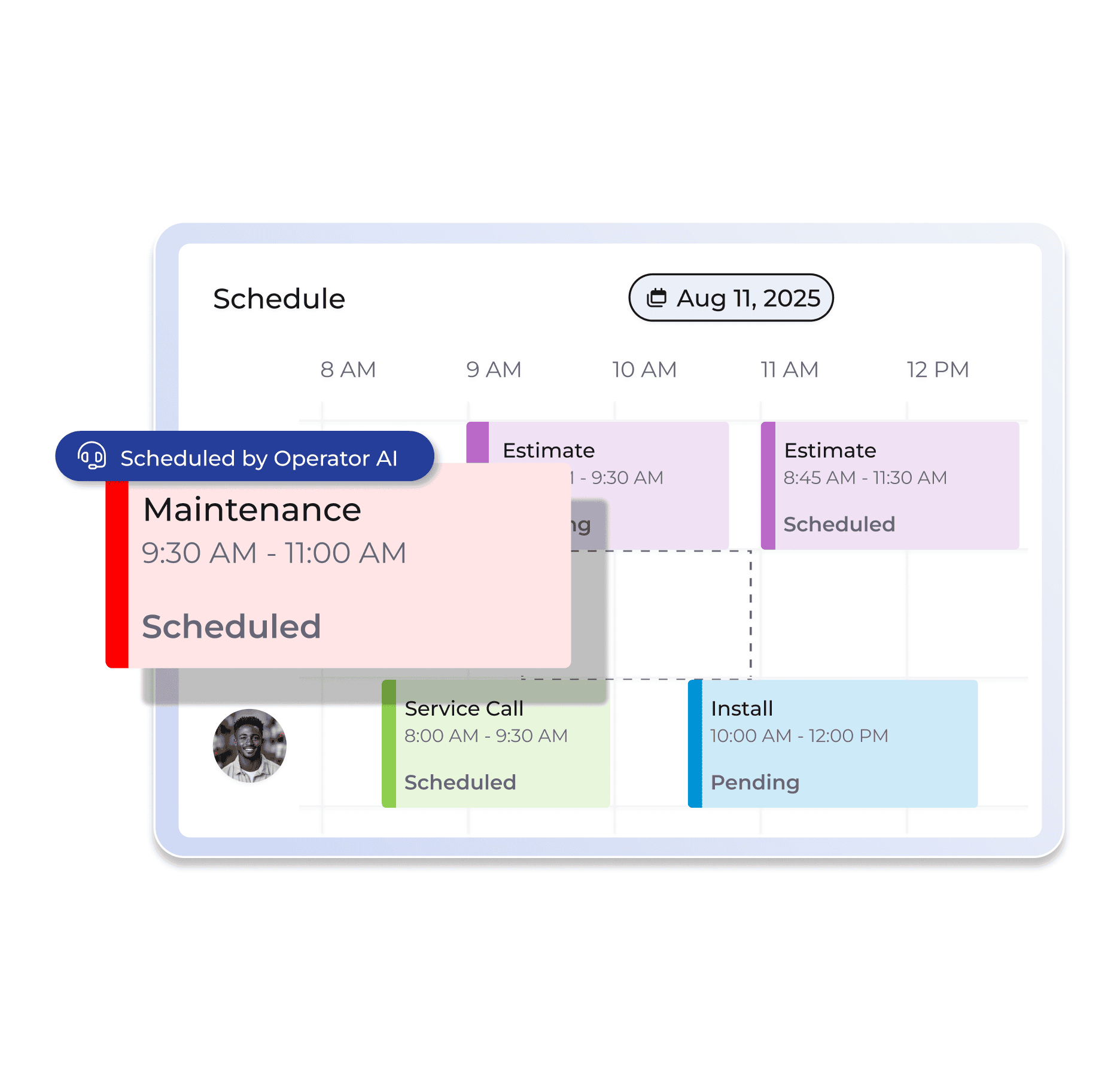 FieldPulse Operator AI Booking