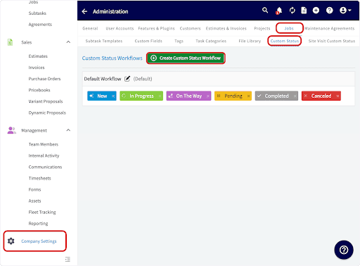  Build a custom workflow on FieldPulse