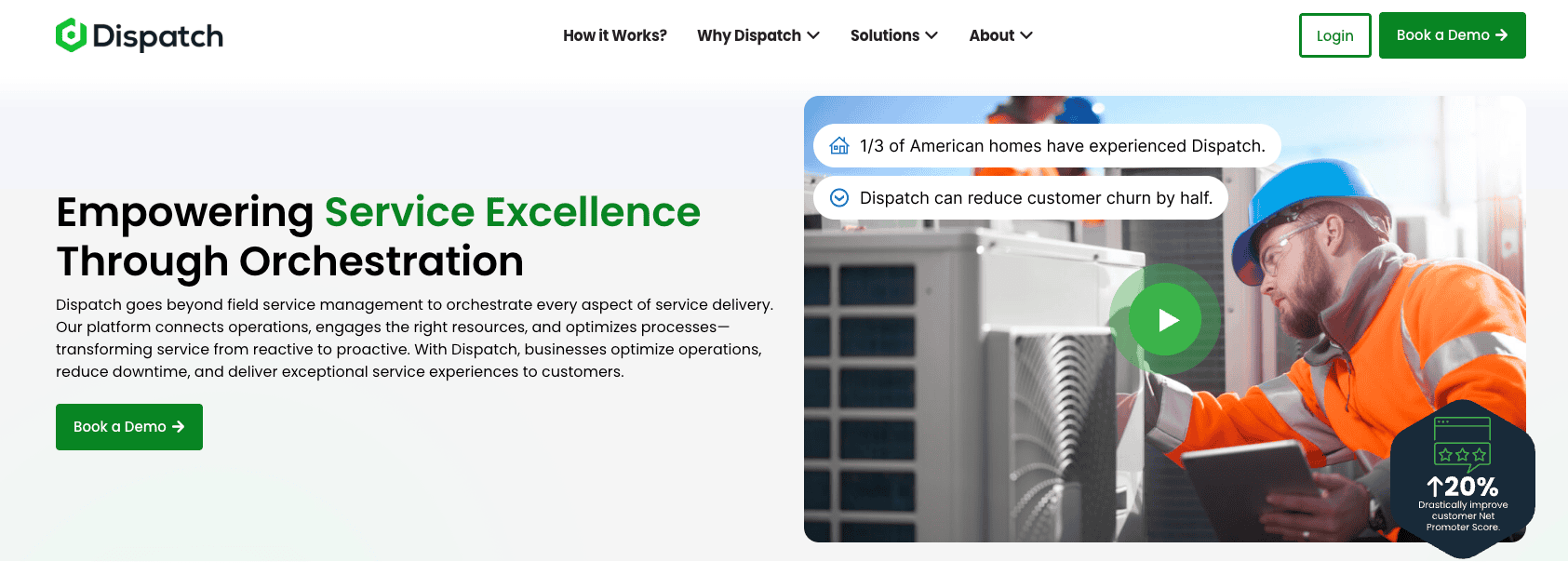 dispatch.me homepage