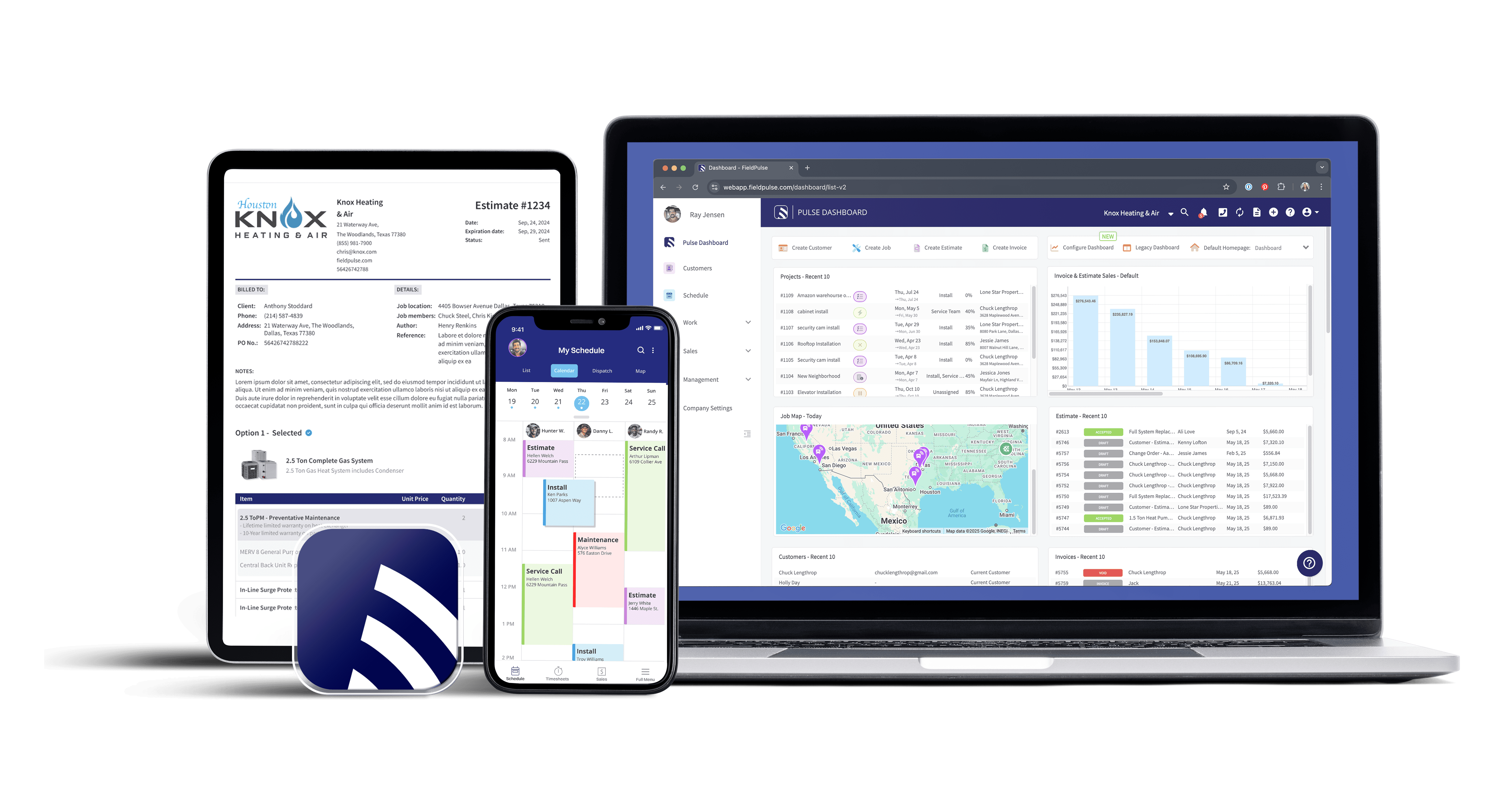 FieldPulse Dashboard