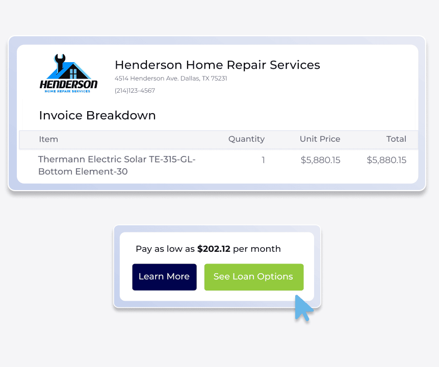 FieldPulse Customer Financing