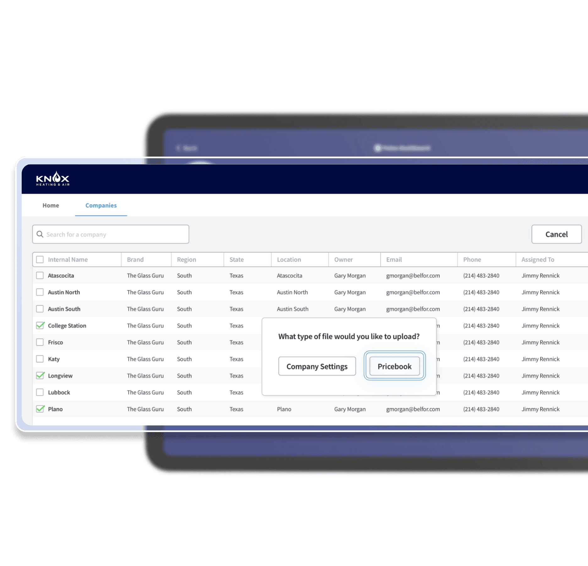 Franchise Pricebook Management