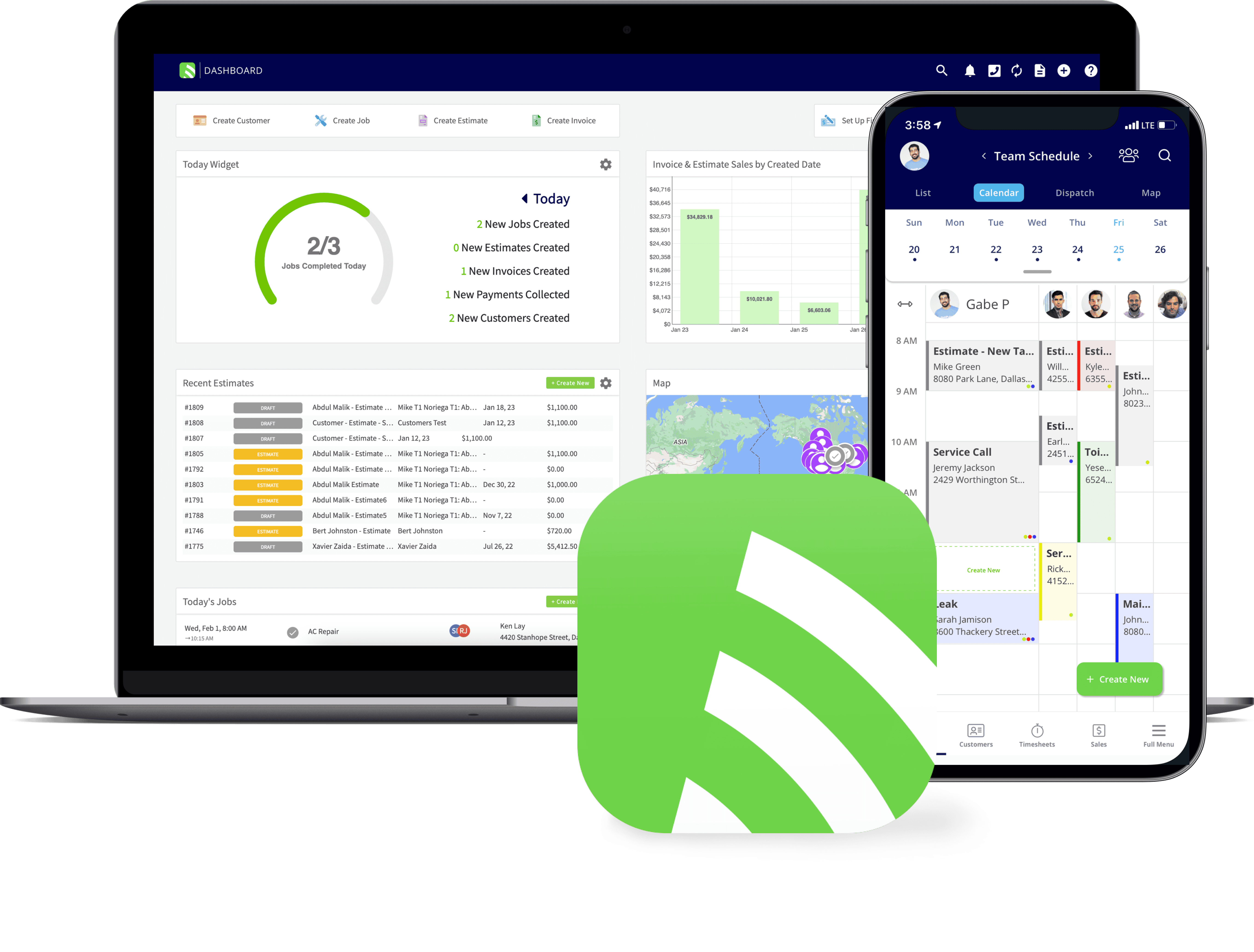 Electrical service software