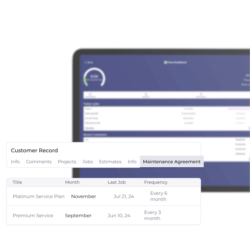 Infographic displaying the benefits of automated field service management