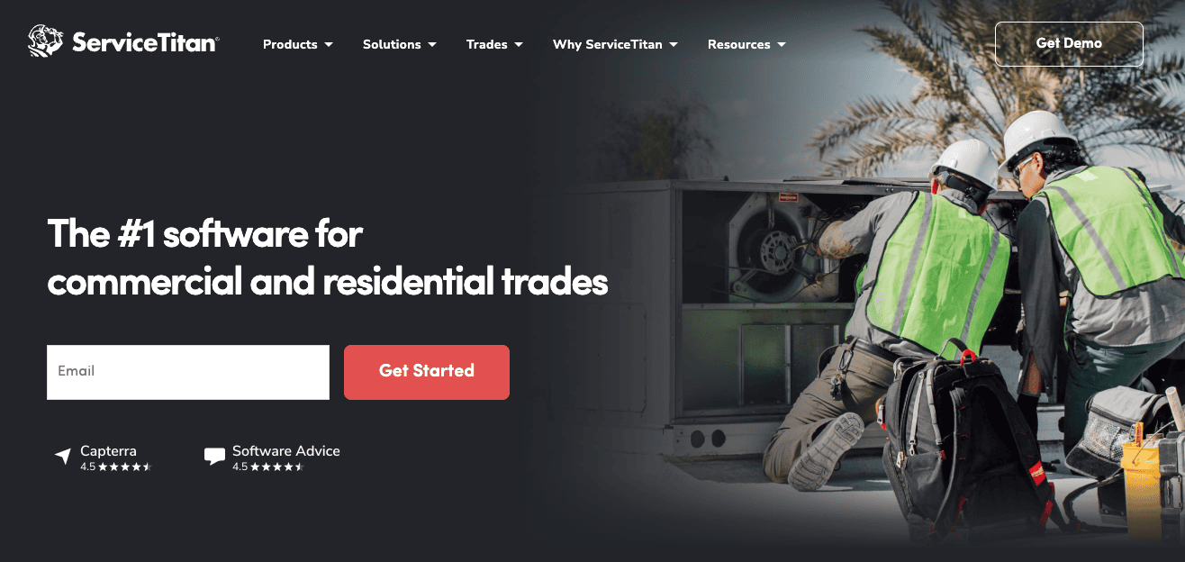 ServiceTitan homepage