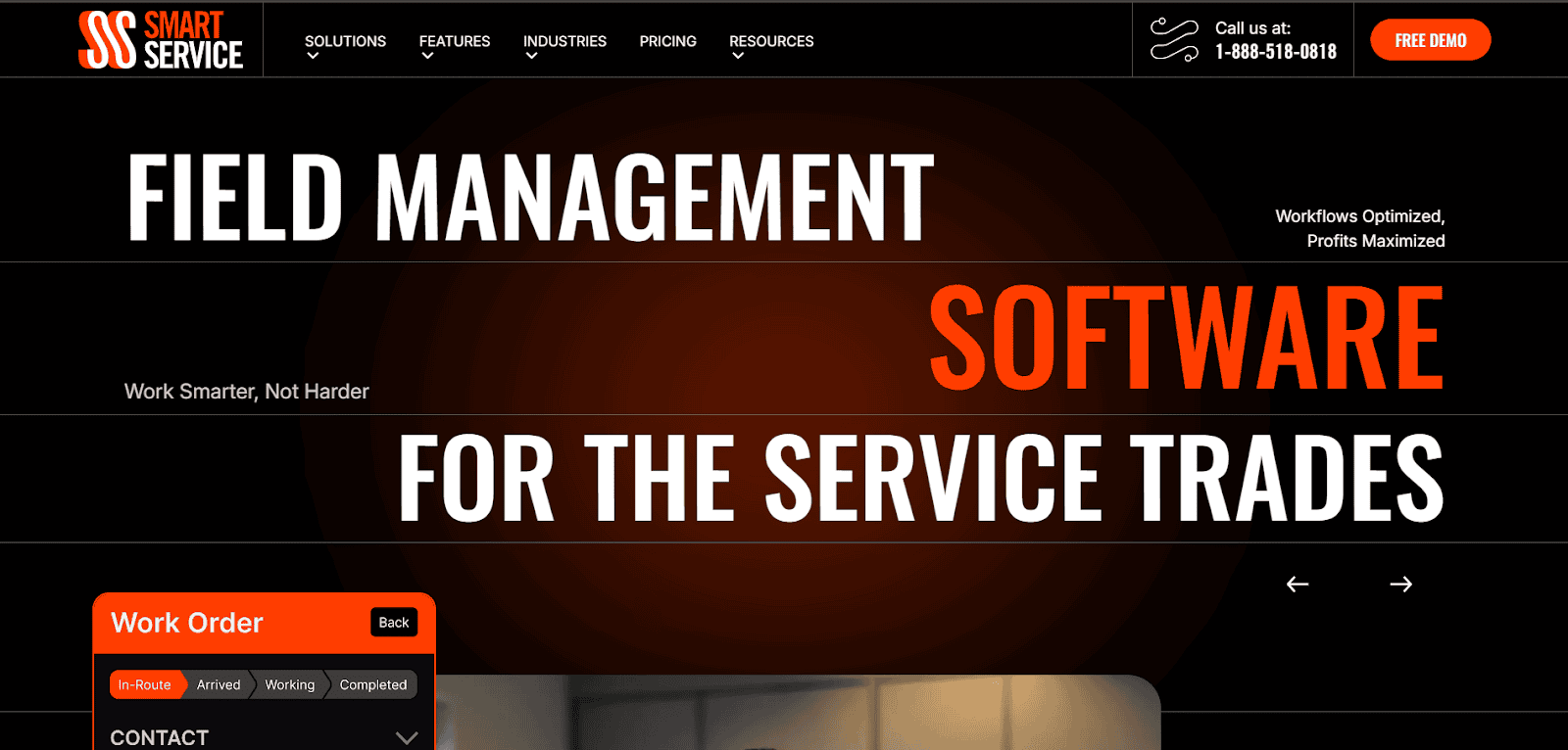 Smart Service homepage
