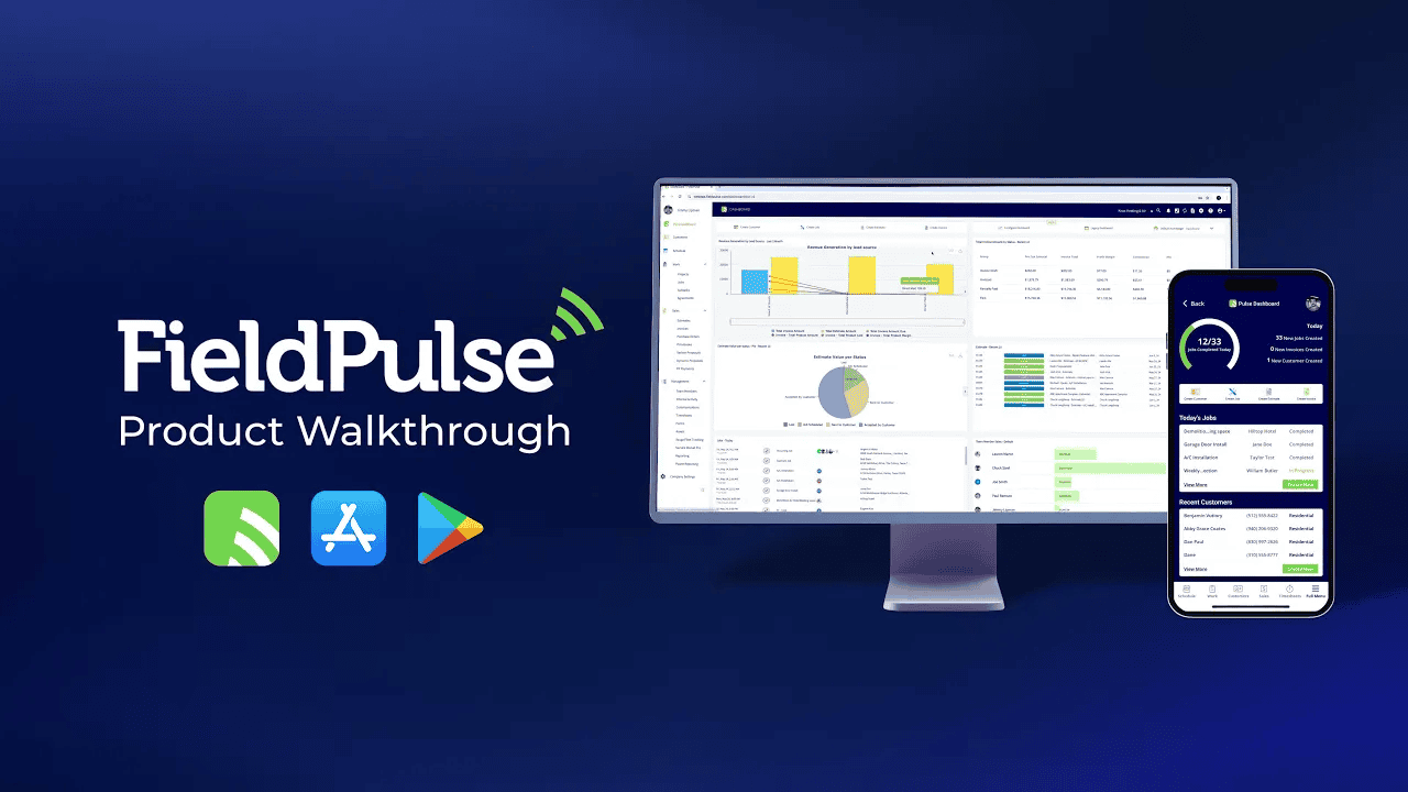FieldPulse Web and Mobile Walkthrough